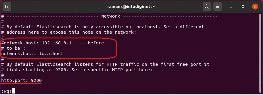 /etc/elasticsearch/elasticsearch.yml file