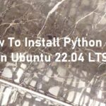 How to install python 3.9 on ubuntu 22.04