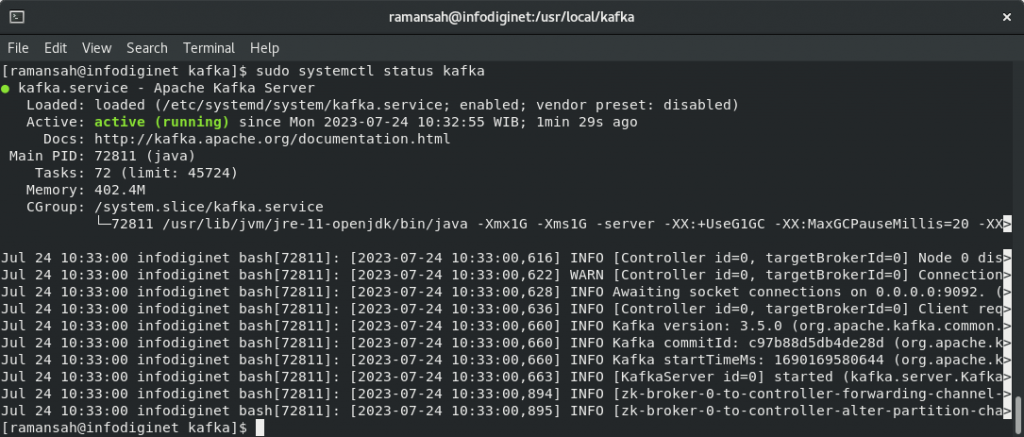 How to install Kafka on Rokcy Linux 8