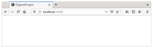 Development Server is listening on localhost:4200